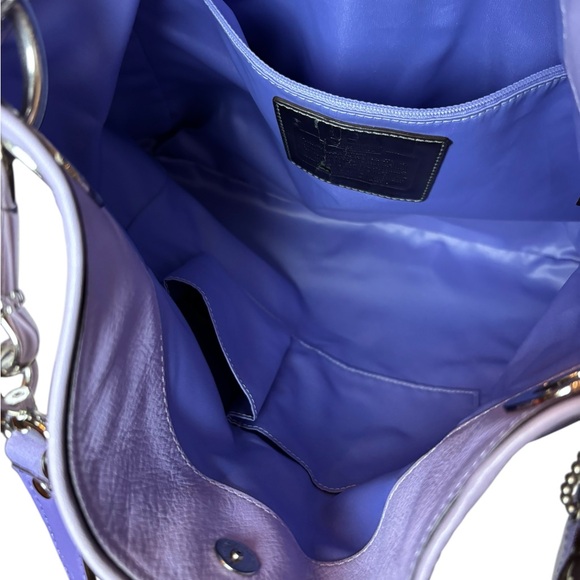 Coach Kristin Lavender pebbled Leather Hobo - Picture 8 of 12